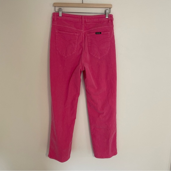 ROLLA’S Original High Rise Straight Pink Pants - Picture 2 of 5